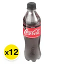 Thumbnail 2 of โค้ก เครื่องดื่มน้ำอัดลม ไม่มีน้ำตาล 500 มล. x 12