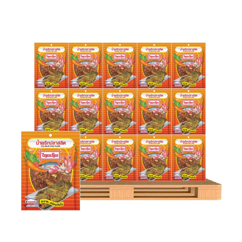 น้ำพริกปลาสลิด ตราไทยเดิม 15 ก. (50 ลัง)