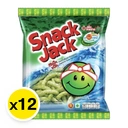 Thumbnail 2 of สแน็คแจ๊ค ขนมถั่วลันเตาอบกรอบ รสโนริวาซาบิ 17 กรัม x 12 ซอง