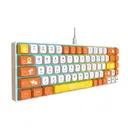 Thumbnail 4 of นีโอลูชั่น คีย์บอร์ดเกมมิ่ง E-Sport Mechanical GALACTUS ORANGE/WHITE - BLUE SWITCH
