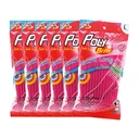 Thumbnail 1 of โพลี-ไบรท์ ถุงมือยางธรรมชาติ รัดข้อ รุ่น Extra Long Size L 6 คู่