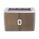 Thumbnail 1 of ซุปเปอร์ ล็อค กล่องอเนกประสงค์พับได้ฝาสไลด์ซ้าย-ขวา มีล้อ พลาสติกหนาแข็งแรง วางซ้อนได้ Storage Box รุ่น 5684 60 ล.