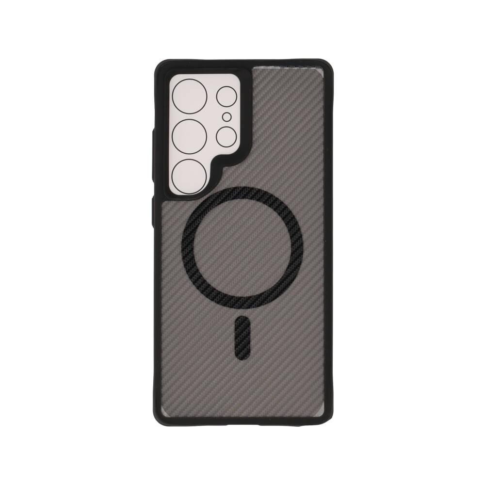 QPLUS Samsung S25 Ultra Magnetic Carbon Clear