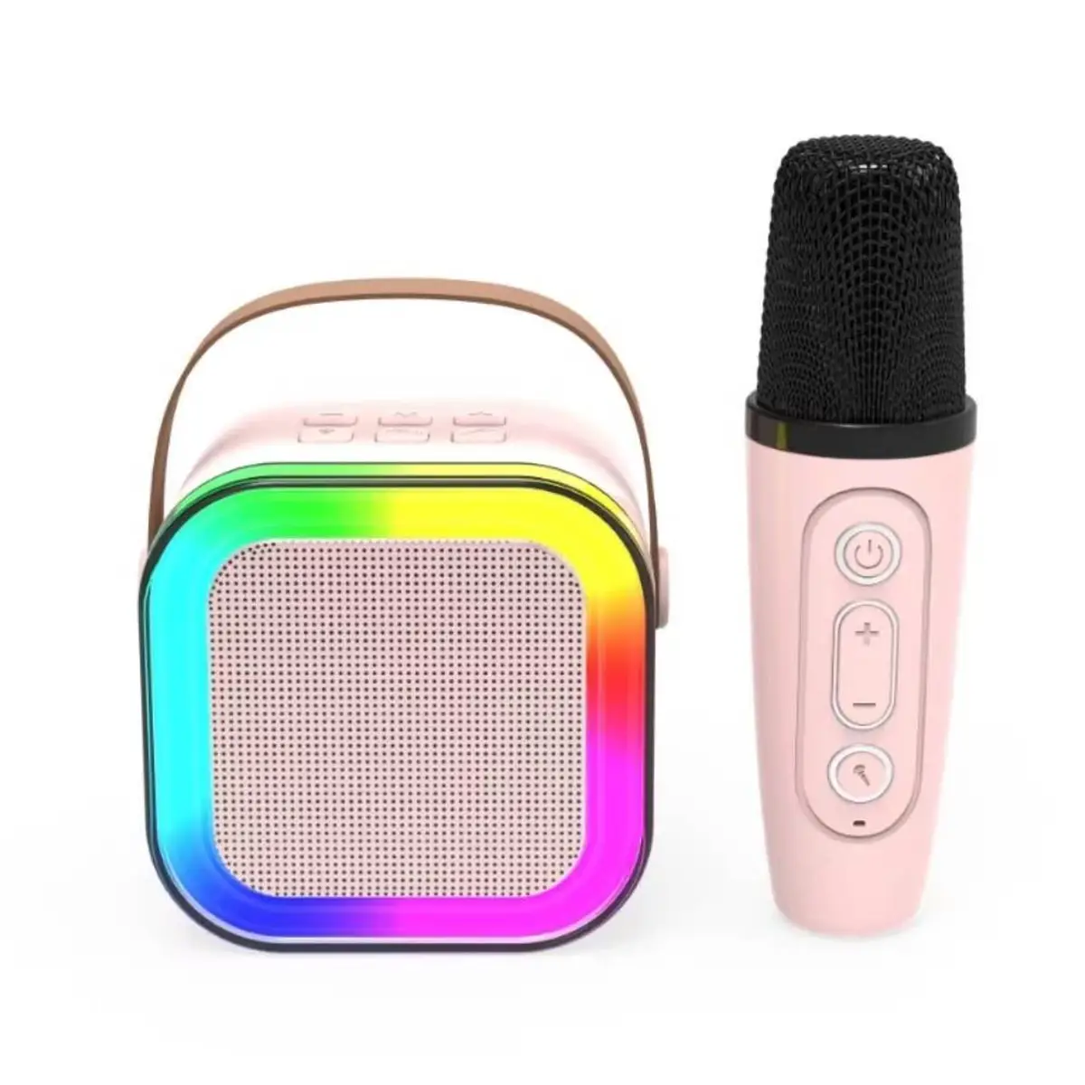 QPLUS ฺBluetooth mini Speaker with MIC QP-K12 Pink