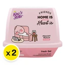 Thumbnail 2 of KING'S STELLA Kakao Friends Fresh Gel Peachy Peach Scent 180 g x 2