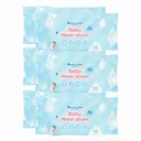 Thumbnail 1 of แคริสม่า ผ้าเช็ดทำความสะอาดสำหรับเด็ก 80 ชิ้น (แพ็กคู่) x 3