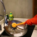 Thumbnail 2 of โพลี-ไบรท์ แปรงขัดฝอยสเตนเลส รุ่น อัลตร้า-สีส้ม (3 ชิ้น)