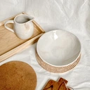 Thumbnail 2 of เซตชามใบใหญ่และเหยือกลายหินอ่อน Marbling set