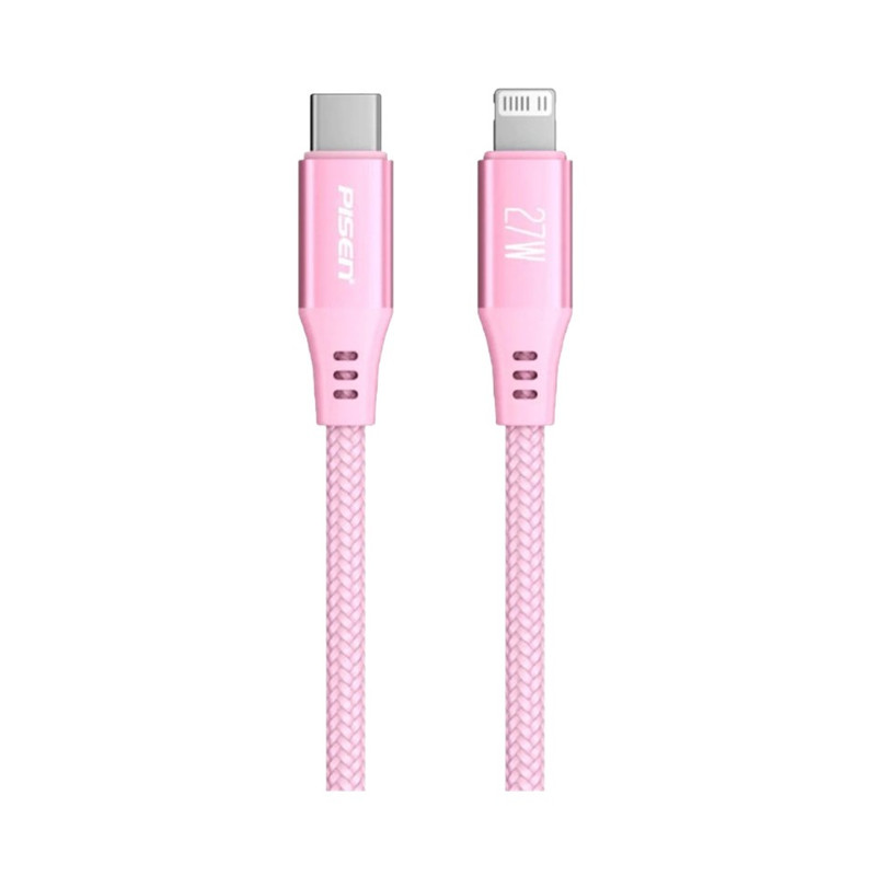 Pisen สายชาร์จ C to Lightning ชาร์จเร็วสูงสุดถึง 27 วัตต์ ถ่ายโอนข้อมูล MagiPi Magloop Fast Charging รุ่น CL-FC12-1000