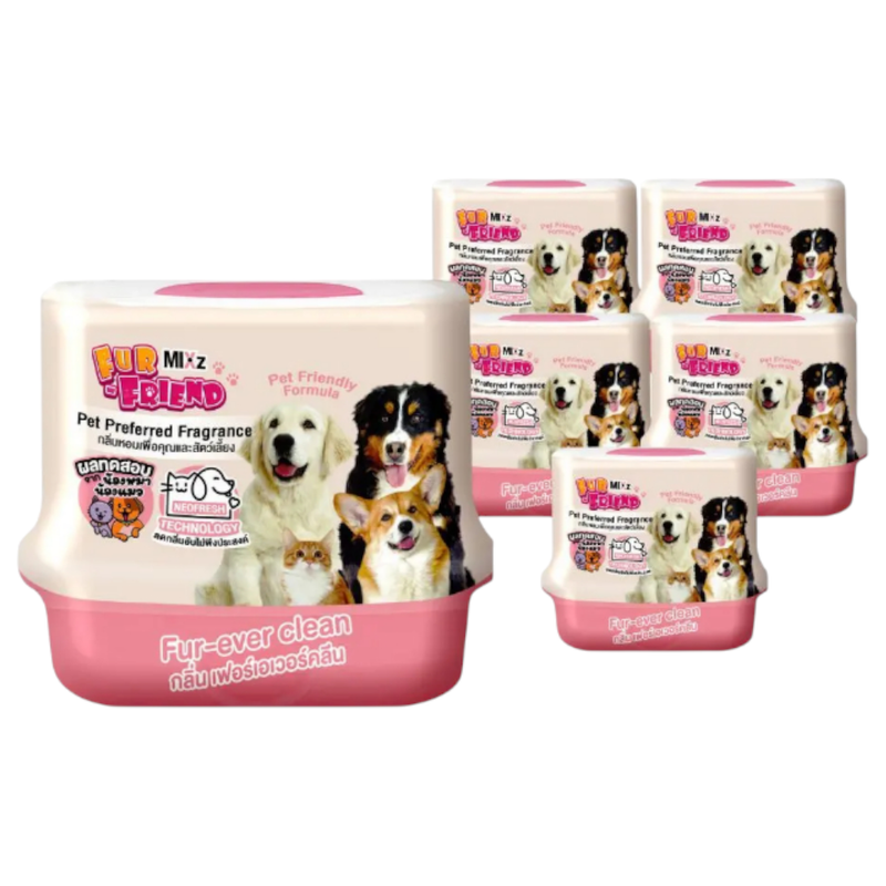 MIXZ FUR-FRIEND PETS GEL FRESHENER -  180G X 6