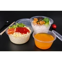 Thumbnail 5 of Linggongkaew - Plastic Box with lid , Plastic Bowl with lid, Plastic delivery / take away box, Micrewavable 450ml (50 pcs)