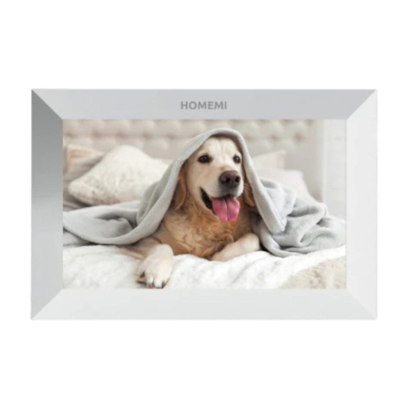 Homemi 10.1-Inch Digital Photo Frame with Frameo App กรอบรูปดิจิตอลขนาด 10.1 นิ้ว เชื่อมต่อแอพ Frameo ได้ HM0115 (White)