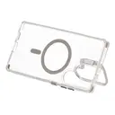 Thumbnail 3 of คิวพลัส เคส Samsung S25 Ultra Magnetic Transparent Gray with Camera Stand