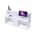 Thumbnail 3 of มิสเตอร์เคาน์เตอร์ เคาน์เตอร์ต้อนรับ Marble Reception Counter ลายหินอ่อนสีขาว