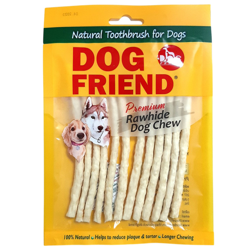 Dog Friend ขนมสุนัข สติ๊กนิ่ม รสนม 60g x 4 ซอง