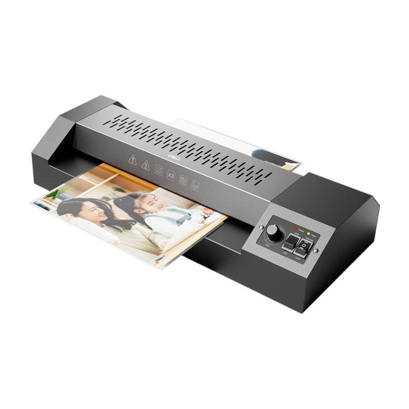 Deli เครื่องเคลือบ A3 50-175 ไมโครเมตร สีดํา รุ่น ET131 1ชิ้น
