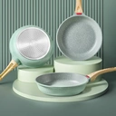 Thumbnail 3 of PINJU กระทะหินอ่อนเกรด premium non-stick (24 cm. เฉพาะกระทะ) กระทะเคลือบ กระทะหินอ่อน กระทะเคลือบหินอ่อน กระทะ