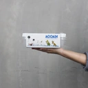 Thumbnail 2 of ซุปเปอร์ ล็อค กล่องใส่อาหาร ลายลิขสิทธิ์แท้ มูมิน รุ่น 6074 ขนาด 2 ชิ้น สีขาว