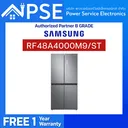 Thumbnail 1 of ซัมซุง ตู้เย็น 4 ประตู 17.2 คิว รุ่น RF48A4000M9/ST สีเงิน