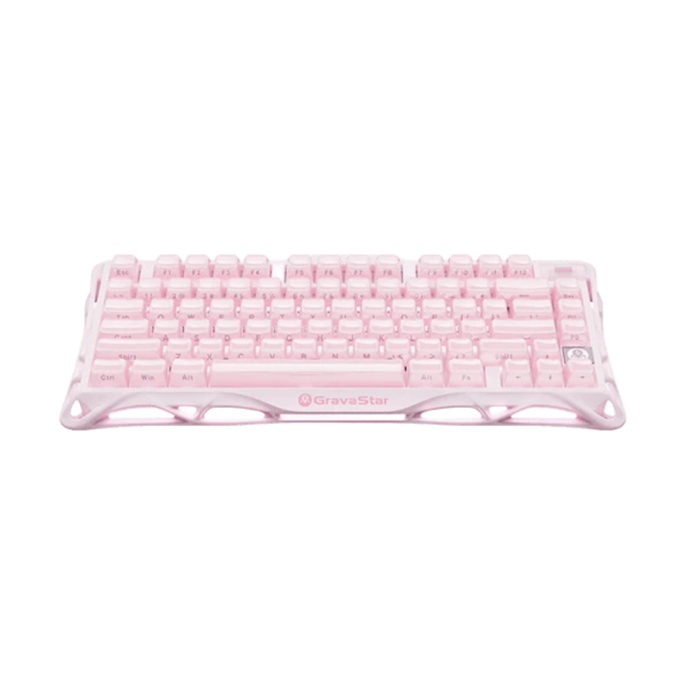 GRAVASTAR Magnetic Gaming Keyboard Wireless Mercury K1 Sakura Pink