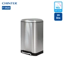Thumbnail 2 of ถังขยะสแตนเลส ฝาปิดไร้เสียง ทรงเหลี่ยม ขนาด 20 ลิตร - CHINTER F520-S909 เหลี่ยม
