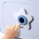 Thumbnail 3 of ตู้เซฟนิรภัยมีช่องหยอดเหรียญด้านบนขนาด 25 ซ.ม. สีฟ้า