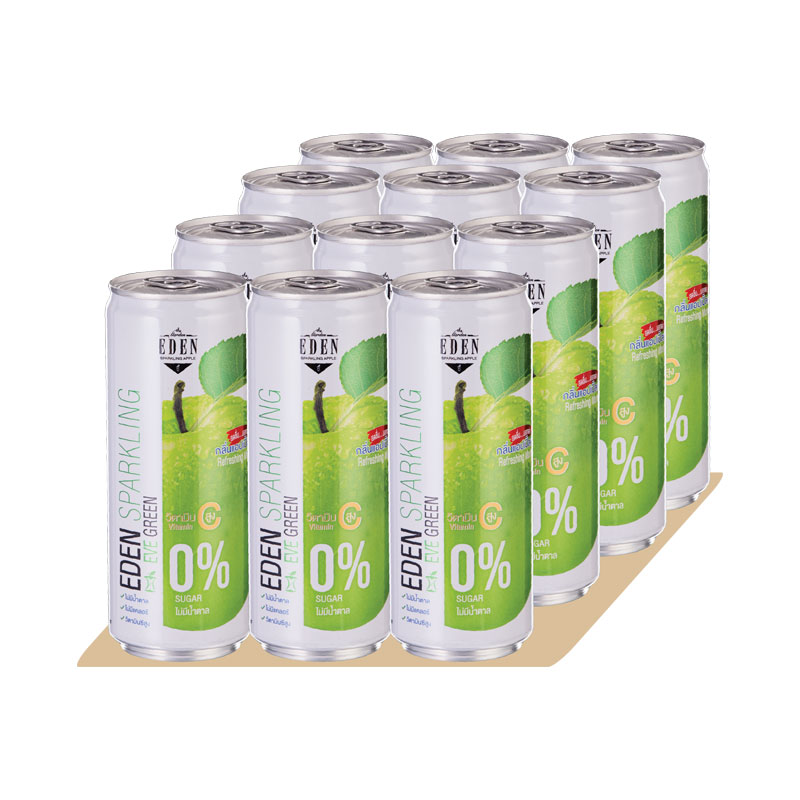 EDEN Green Apple Juice VITC 330 ml x 12 Makro PRO