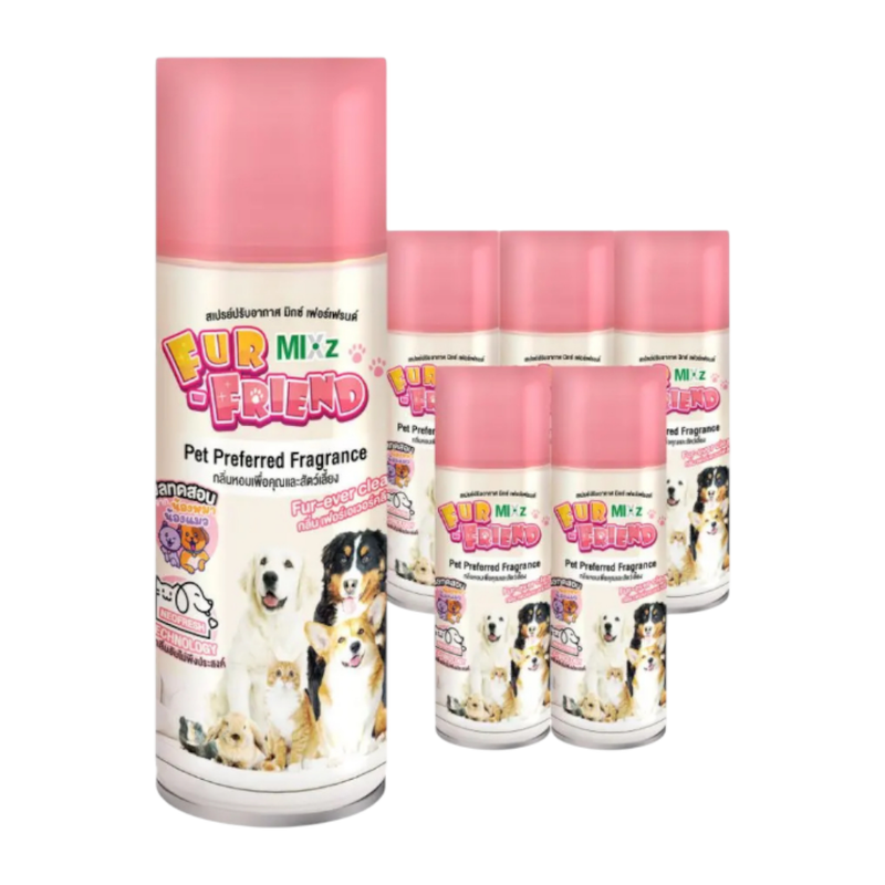 MIXZ FUR-FRIEND PETS AIR FRESHENER  SPRAY 350ML -  X 6