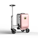 Thumbnail 3 of แอร์วีล กระเป๋าเดินทางไฟฟ้านั่งขับได้ รุ่น SE3S สีชมพู