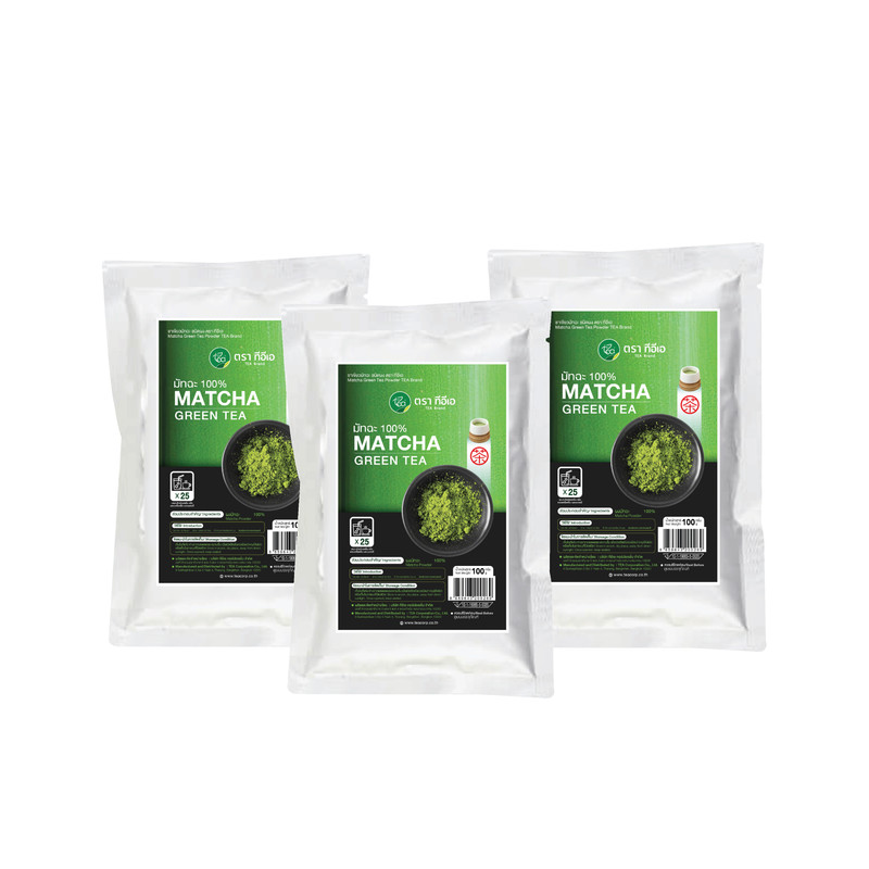 TEA Premium Japanese Matcha Powder (100 g) x 3 Bags