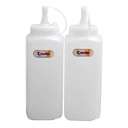 Thumbnail 1 of ขวดบีบเหลี่ยม 1.2 ลิตร.ฝารุ่นพักจุก X2