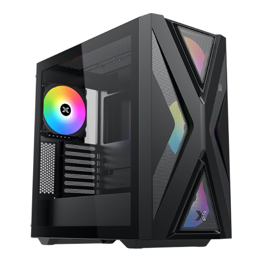 XIGMATEK CASE (เคส) HYPERION - BLACK E-ATX (EN46827)