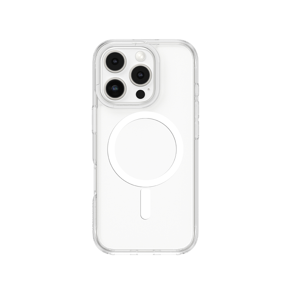 AMAZINGthing Casing for iPhone 16Pro (6.3) Minimal Magsafe Drop proof Transparent