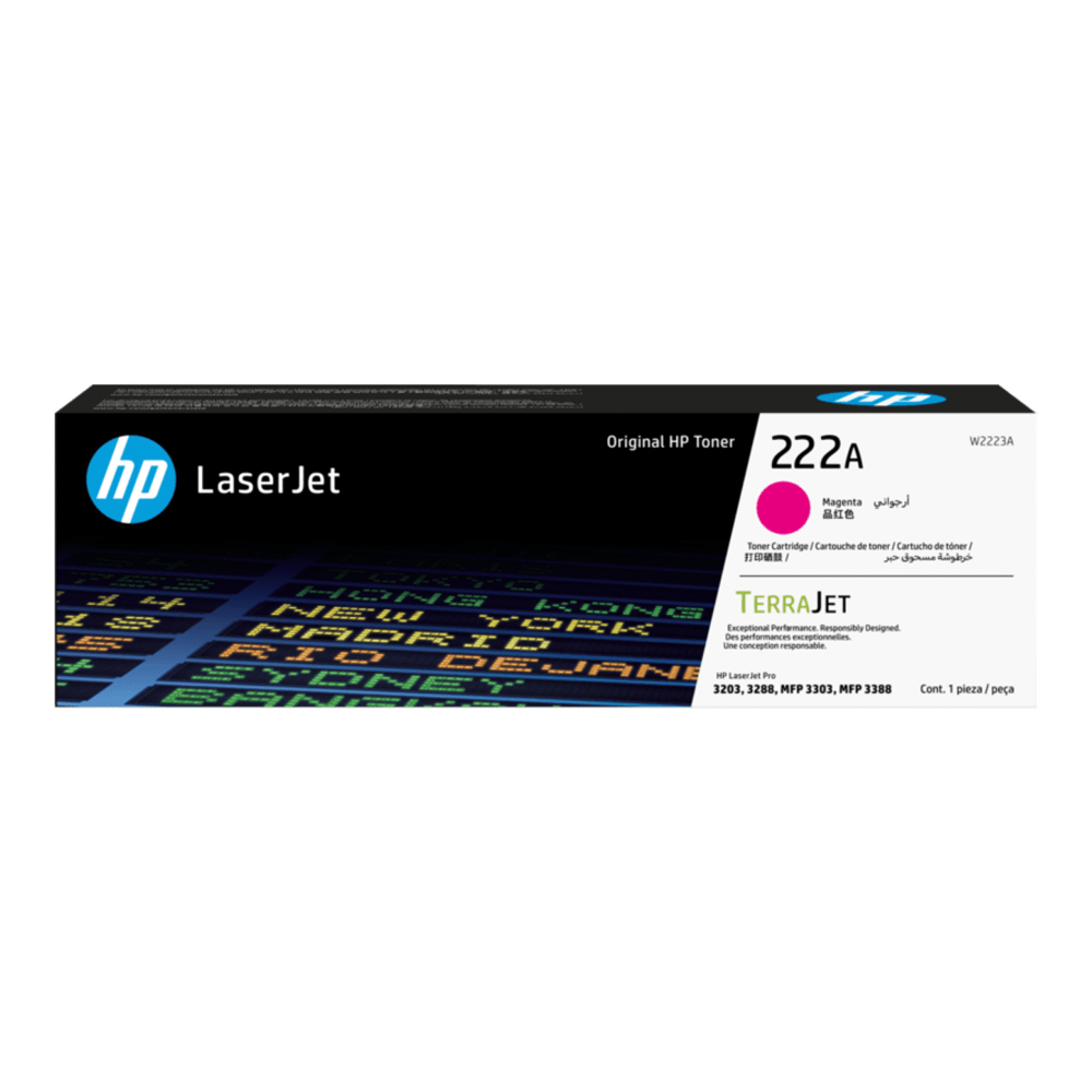 HP TONER (หมึกสําหรับเครื่องพิมพ์) 222A MAGENTA ORIGINAL LASERJET TONER CARTRIDGE