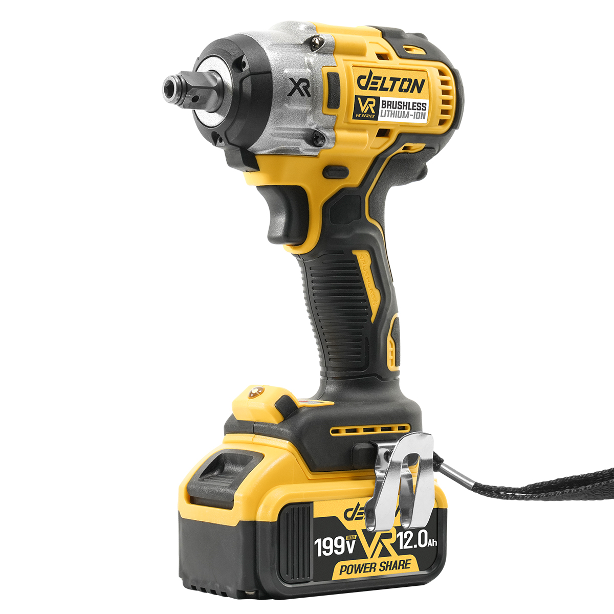 DELTON 2in1 บล็อกแบต & สว่าน 199V รุ่นใหม่! มอเตอร์ BRUSHLESS ไร้แปรงถ่าน พร้อมอุปกรณ์ครบชุด XR Series รุ่น CWT-991