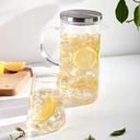 Thumbnail 3 of โอเชียน เหยือกน้ำโบโรซิลิเกตคุณภาพสูง Genie Pitcher With Stainless Steel Lid