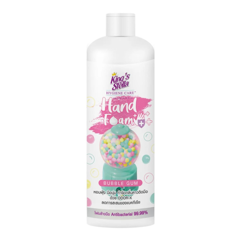 Kings Stella ไฮจีน แคร์ แอนตี้-แบคทีเรียล แฮนด์ โฟม Refill 250 ml Bubble Gum