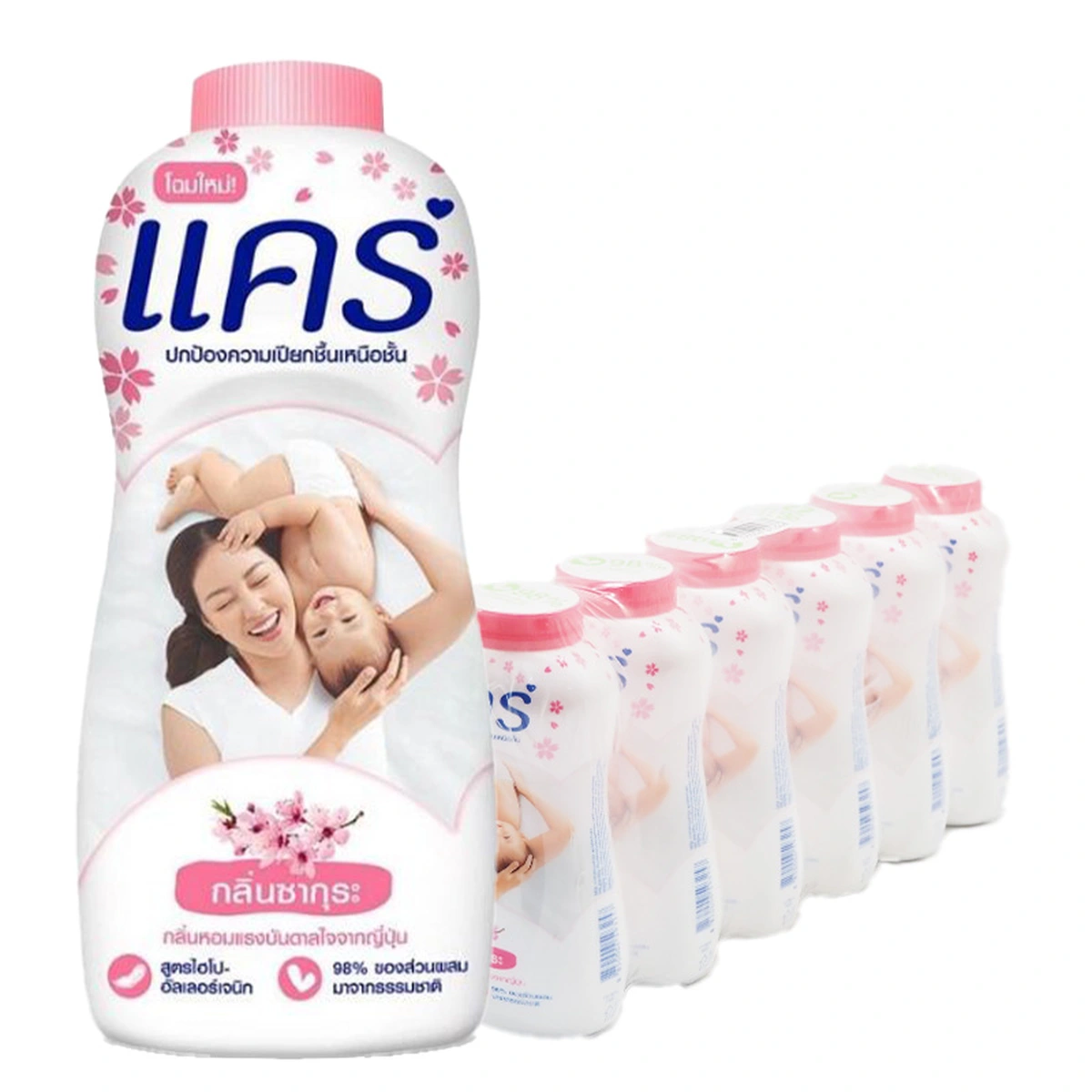 CARE Baby Powder Sakura 160 g x 6