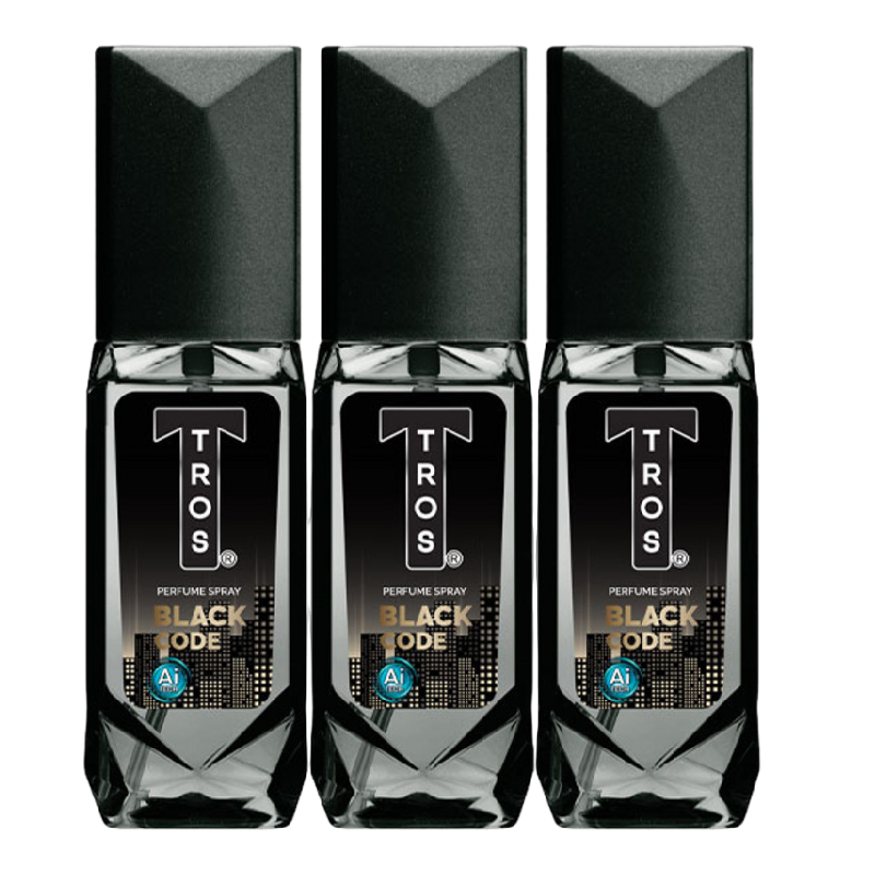 TROS Black Code Cologn 50 ml x 3
