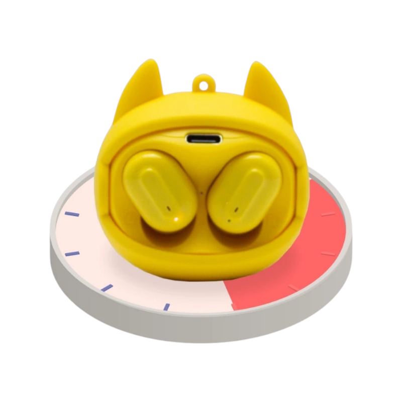 SONAR หูฟังบลูทูธ รุ่น G05D-SHIBA เปลี่ยนหน้าการ์ตูนได้ หน้าน้องหมาสีเหลือง หูฟังบลูทูธไร้สาย