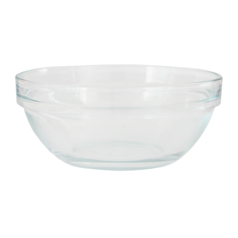 U.S. BUSINESS Bowl Of Temper Glass 8"