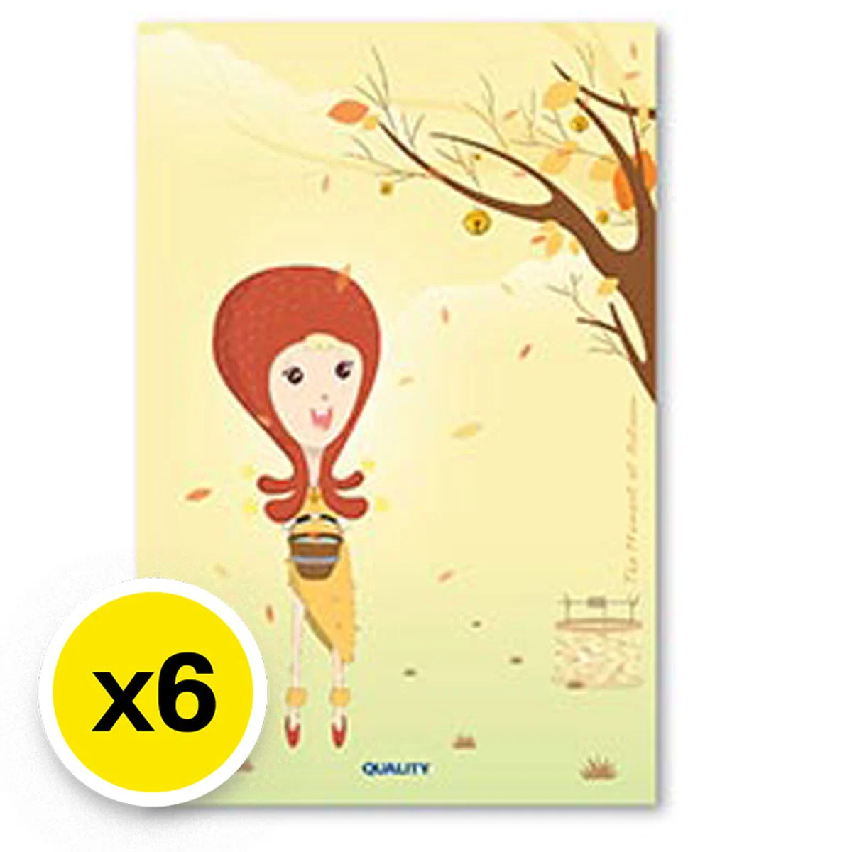 ดั๊บเบิ้ล เอ สมุดมุงหลังคา ขนาดตัดเก้า 70 แกรม 40 แผ่น x 6