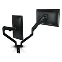 Thumbnail 3 of BEWELL Ergonomic Dual Monitor Arm (EA-07) Black