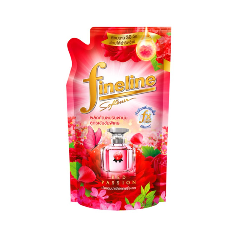 Fineline Premium Perfume Concentrated Fabric Softener RED PASSION 450 ML. Red