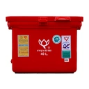 Thumbnail 1 of ตู้แช่บานพับหูจับ สีแดง 40 ล.