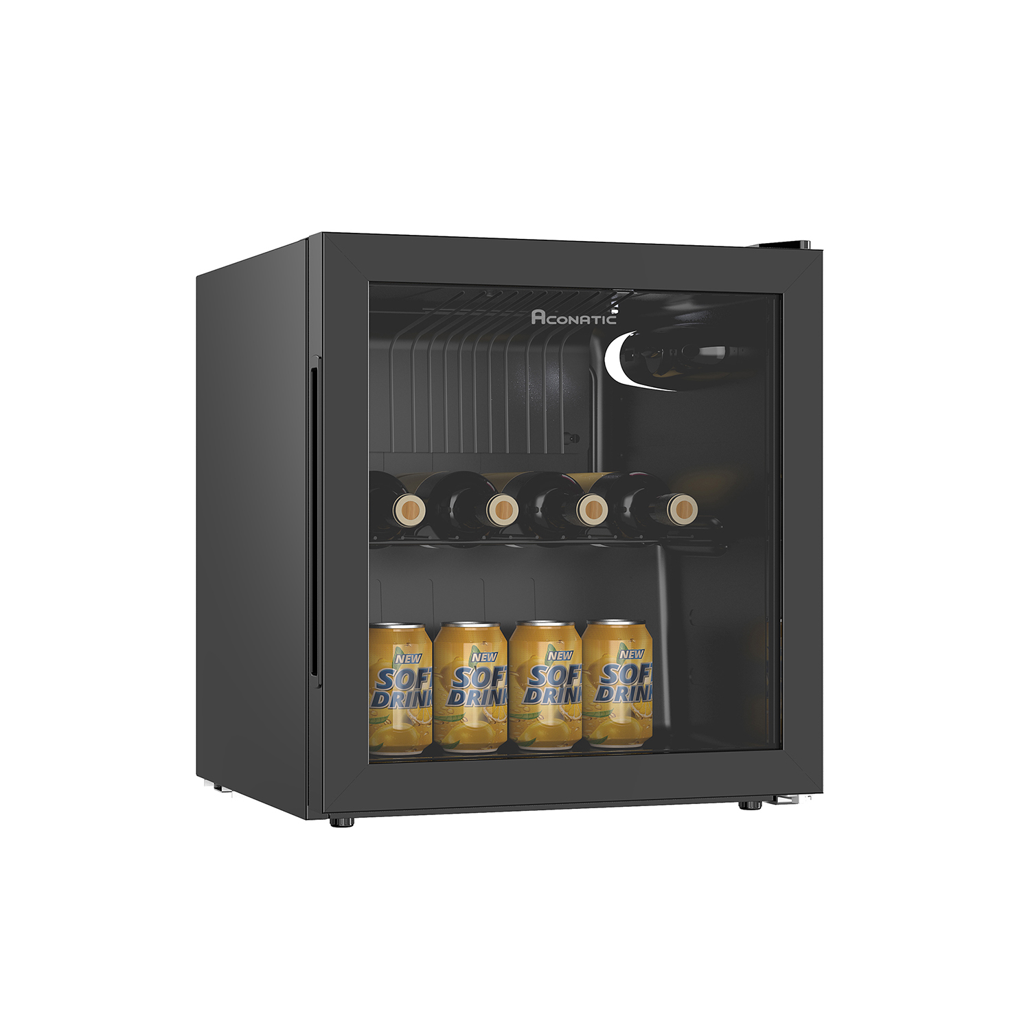 ACONATIC Beverage Cooler รุ่น AN-BC50 ตู้เย็นแช่เครื่องดื่ม 50 ลิตร ขนาด 1.7Q อุณหภูมิความเย็น 2-15.