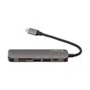 Thumbnail 3 of บลูบ็อกส์ 6-in-1 USB Type-C Hub Multifunction Converter Silver Grey