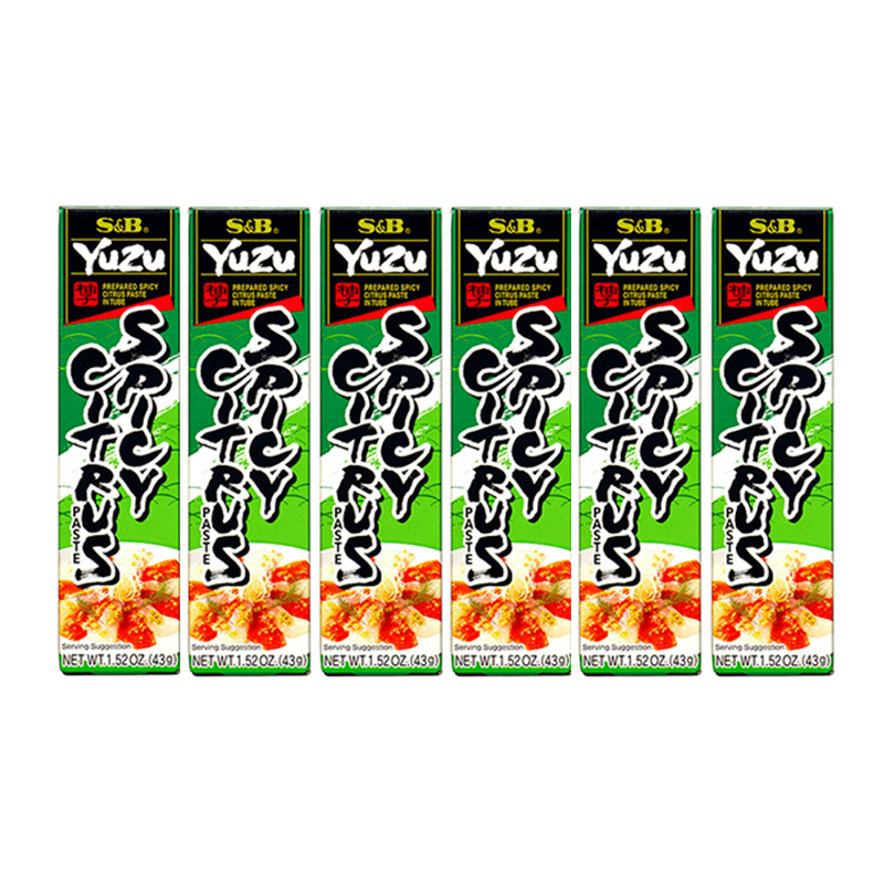 S & B Yuzu Kosho Spicy Citrus Paste Japanese Yuzu Citrus Peel, Green ...