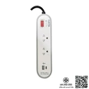 Thumbnail 4 of DATA Plug 2 Way 1 Switch 2 USB 3M. APUC3146