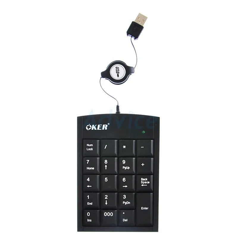 OKER Numeric Keypad 2017 (Black) - A0086428 - A0086428 | Makro PRO